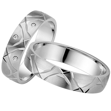 Vielsesringe i Hvidguld