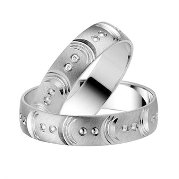 Vielsesringe i Hvidguld