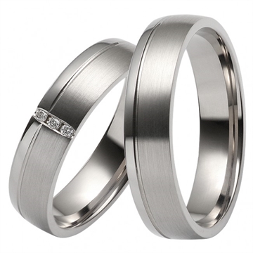 Vielsesringe i Palladium