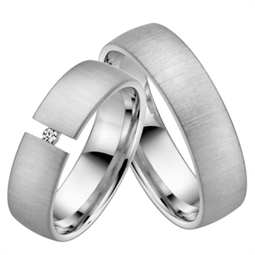 Vielsesringe i Hvidguld