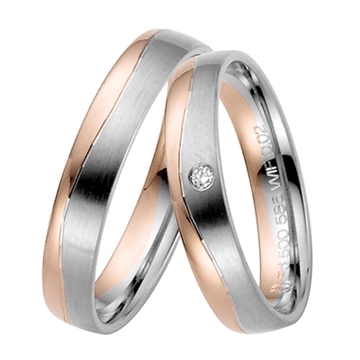 RAUSCHMAYER Vielsesringe i Rødguld og Hvidguld