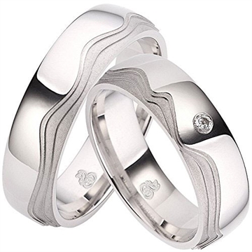 Vielsesringe i Hvidguld