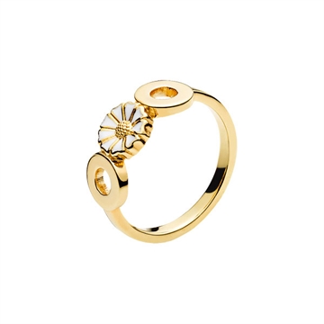 Forgyldt Marguerit ring