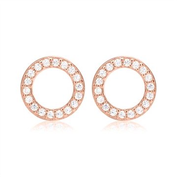 Runde ørestikker i Sølv