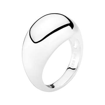 Hvælvet ring i Sølv