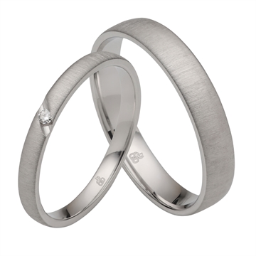 Vielsesringe i Hvidguld