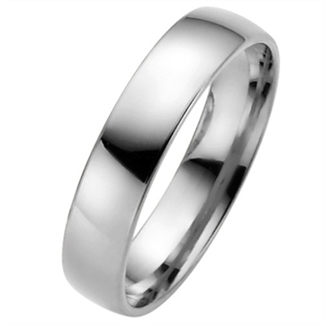 Enkel vielsesring i Palladium