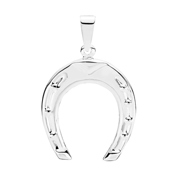 Vedhæng i Sølv med hestesko