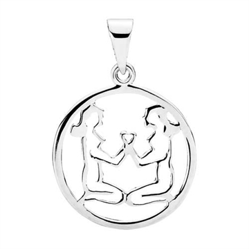 Stjernetegn i Sølv med Tvillingen