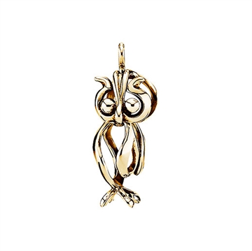 Vedhæng i Guld med ugle