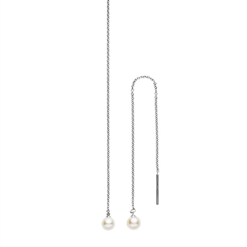 Ørehænger i Sølv med perler