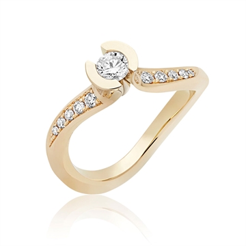 Solitairering i Guld