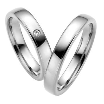 Vielsesringe i Hvidguld