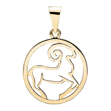 Stjernetegn i Guld med Vædderen