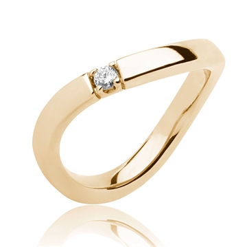 BARTOLI Elegance alliancering i guld