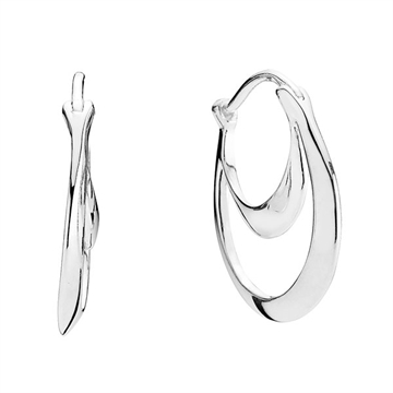 Dobbelte creoler i Sølv