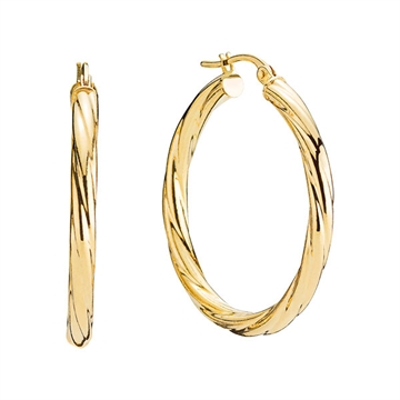 Creoler i 8 kt. Guld