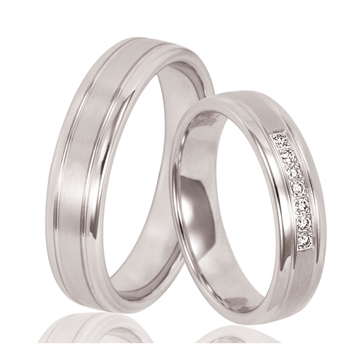 RAUSCHMAYER vielsesringe i Hvidguld