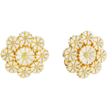 Forgyldte Marguerit ørestikker/clips