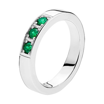 Alliancering i Sølv m. zirkonia