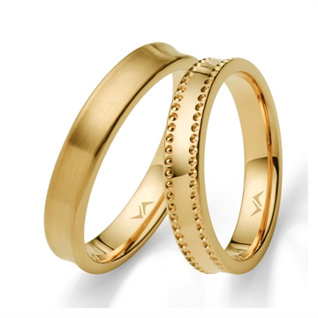 BARTOLI Amoris  vielsesringe i guld