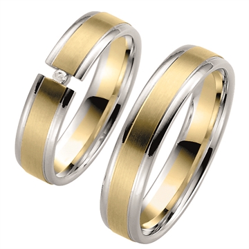 RAUSCHMAYER vielsesringe i guld og hvidguld