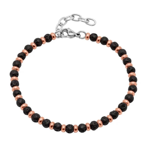 Halskæde satin snor m. hjerte