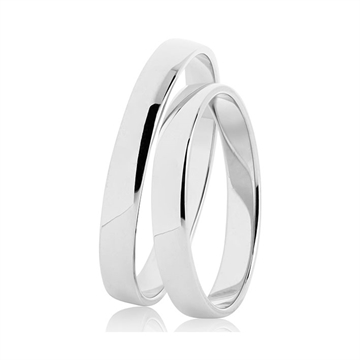 BARTOLI Classic vielsesringe rosaguld