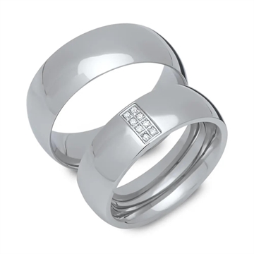 Vielsesringe i Stål 